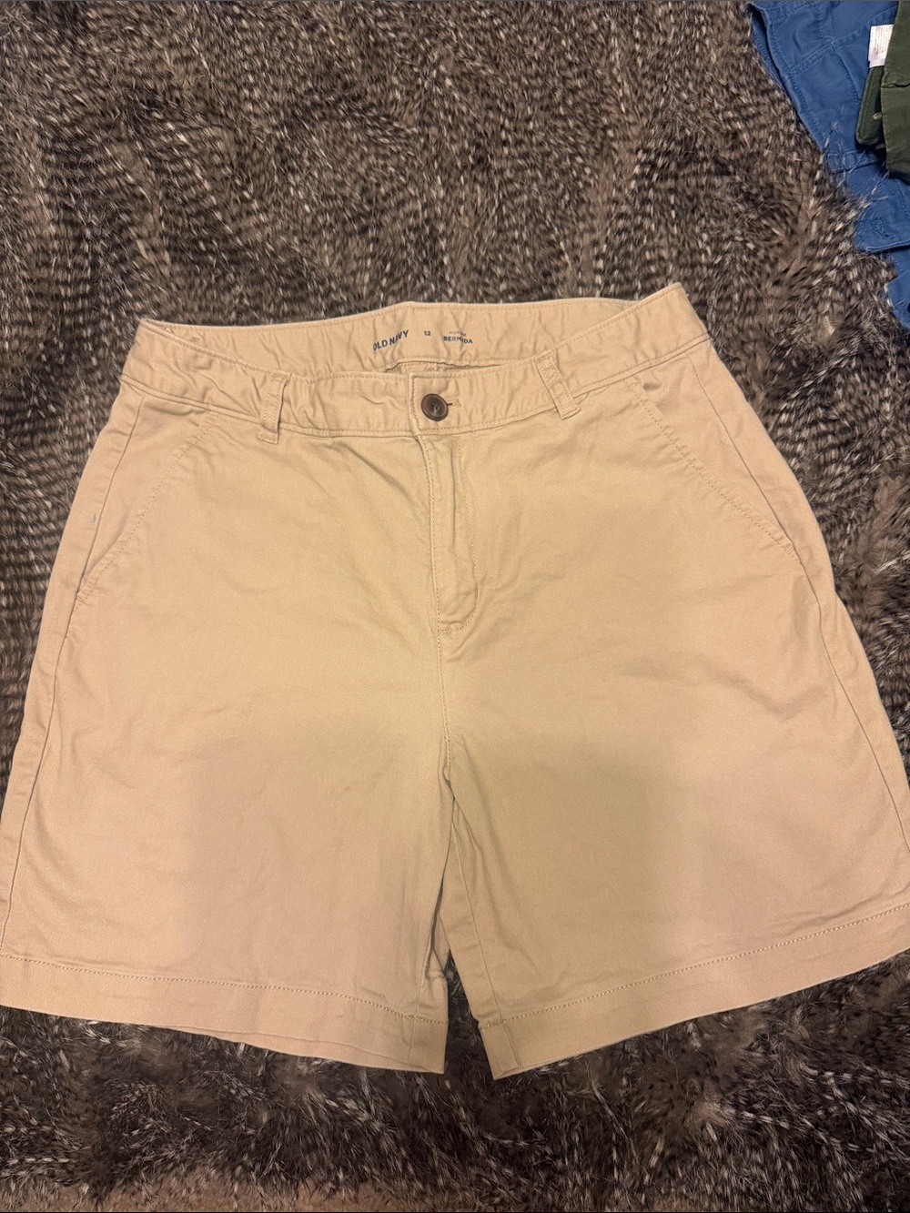 Old Navy Women's Tan Cotton Bermuda Shorts